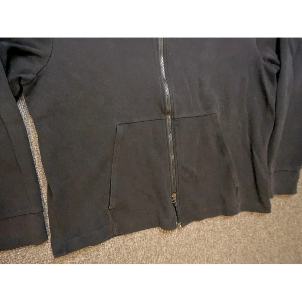 The North‎ Face Mens XL Jacket Full Zip Logo Size XL Black Outdoor Sweatshirt